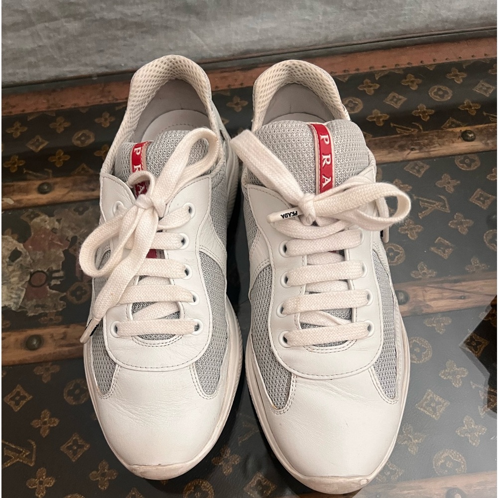 Prada Americas Cup sneakers in box
